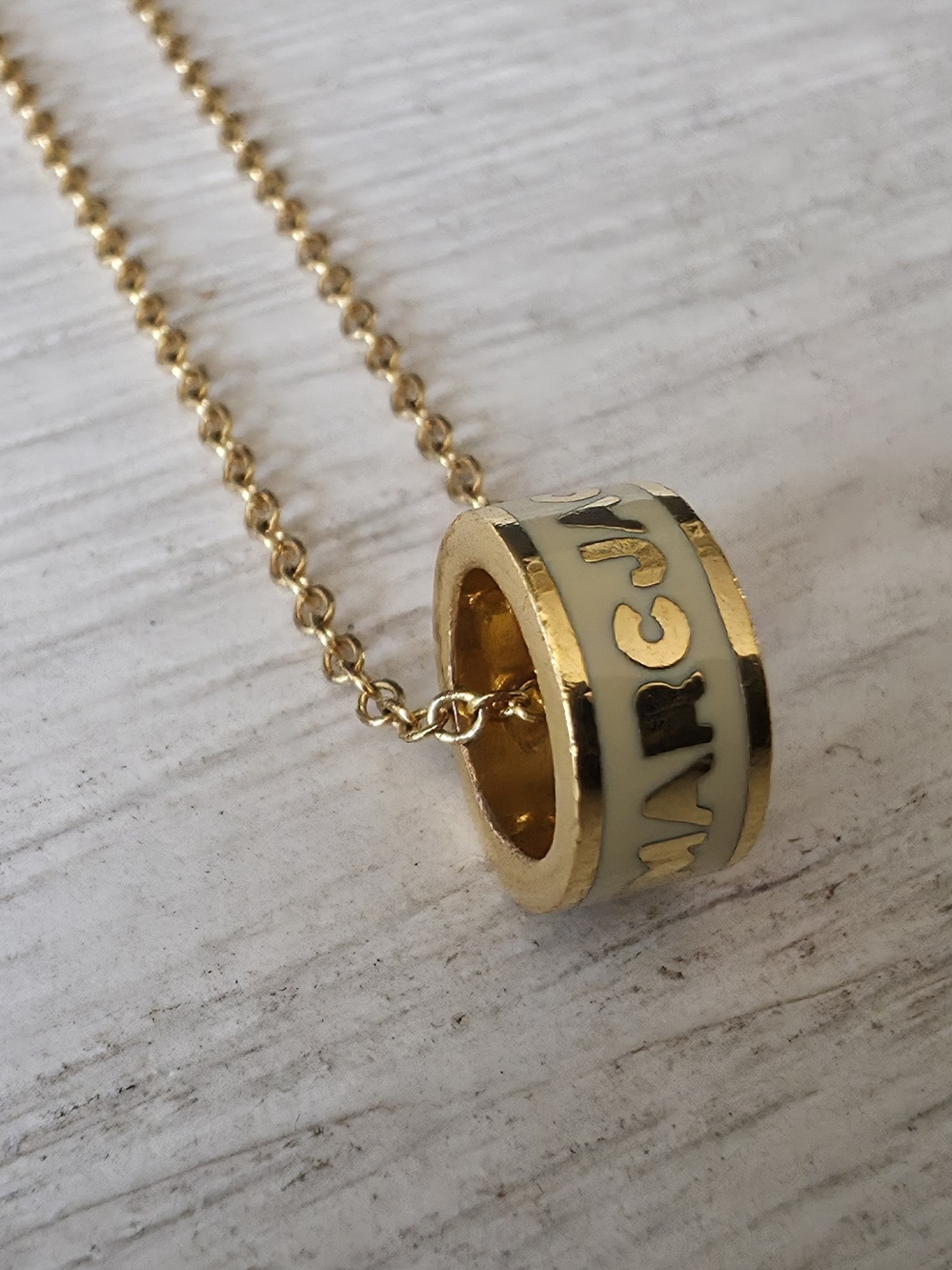 Marc Jacobs Gold Tone Necklace